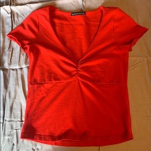 red brandy melville Gina top